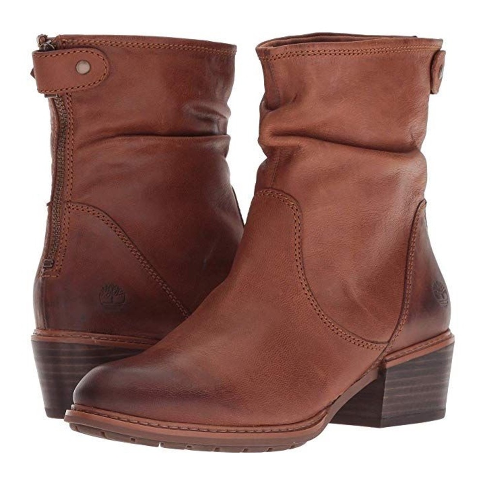 Timberland Women's Sutherlin Bay Mid Back Zip Slouch Boot. Size 7.5, new